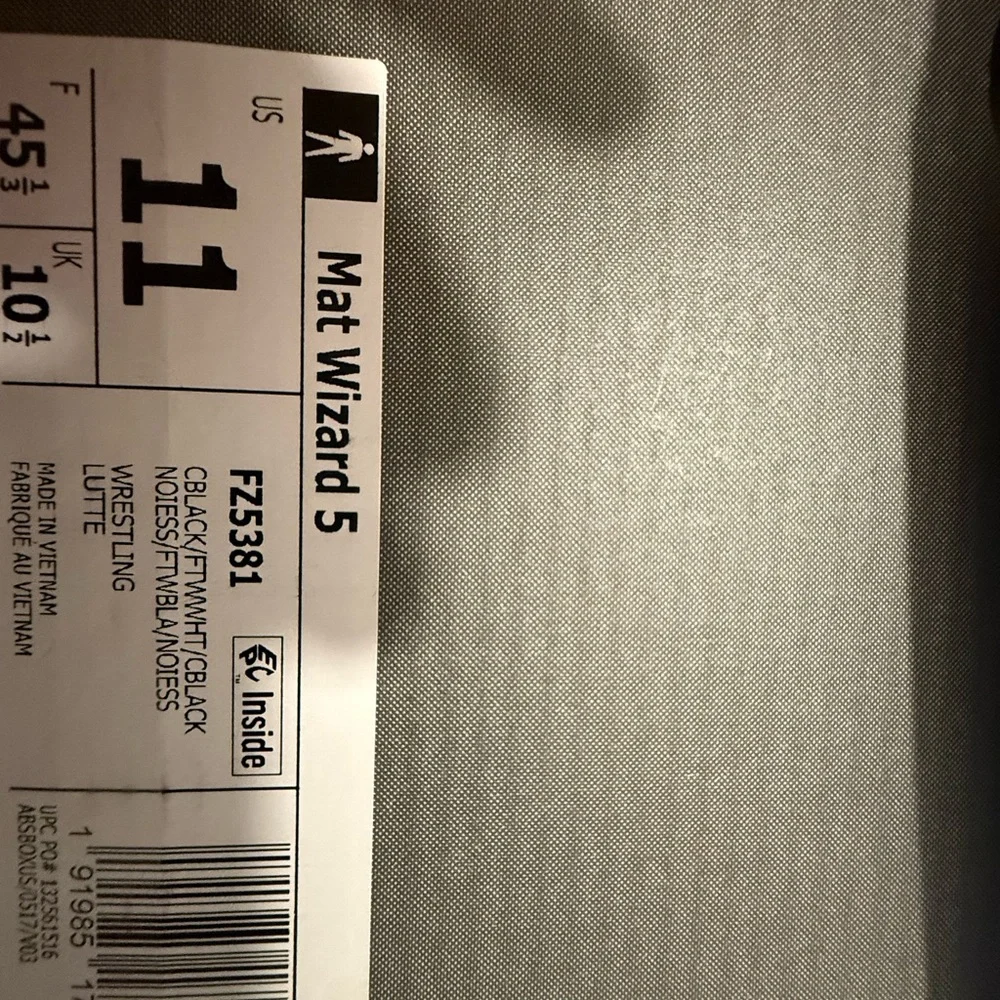 ADIDAS MAT WIZARD 5 WRESTLING SHOES LIKE NEW! - Picture 4 of 5